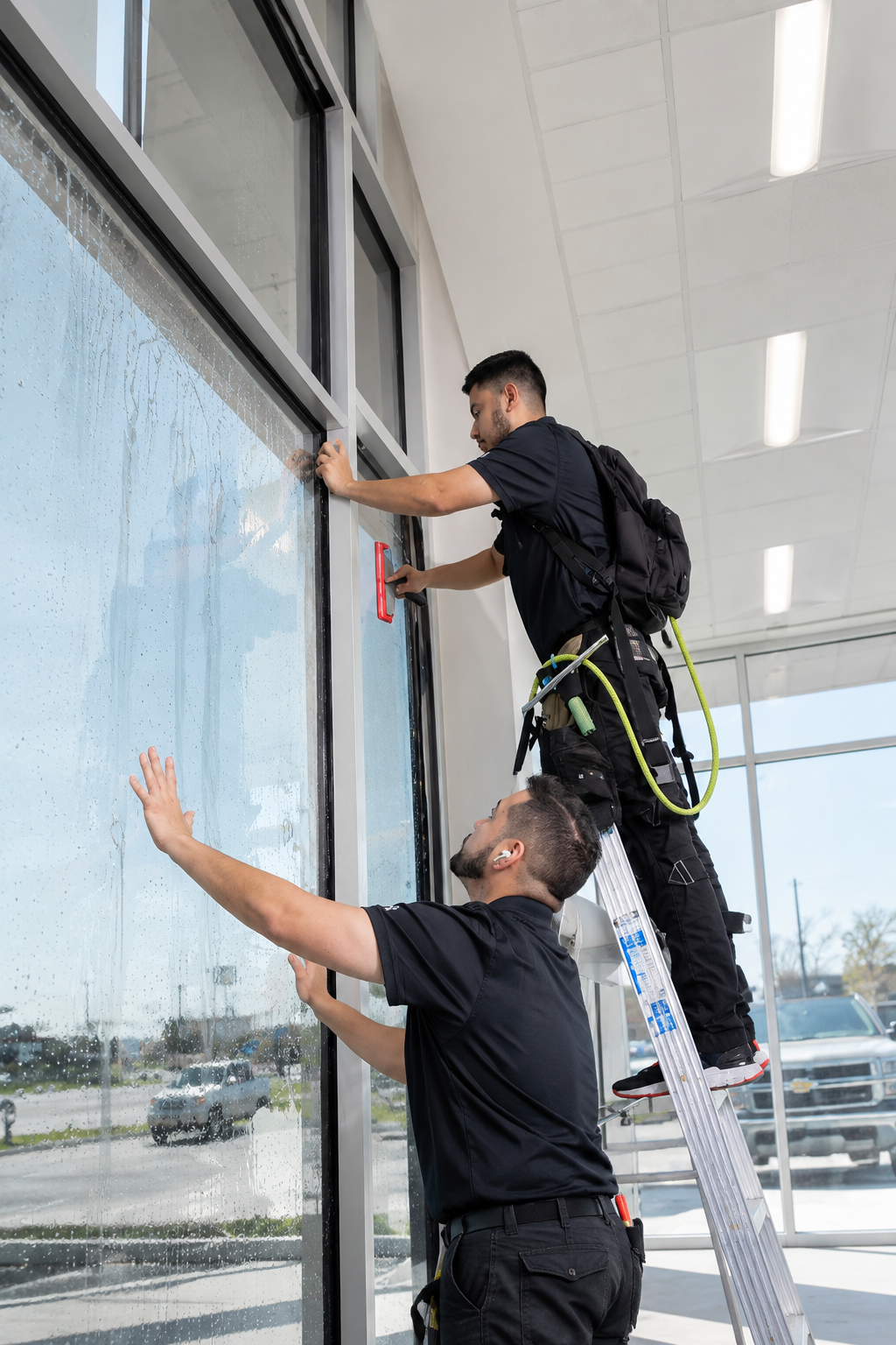 Commercial glazing work by 360 Glass Solutions