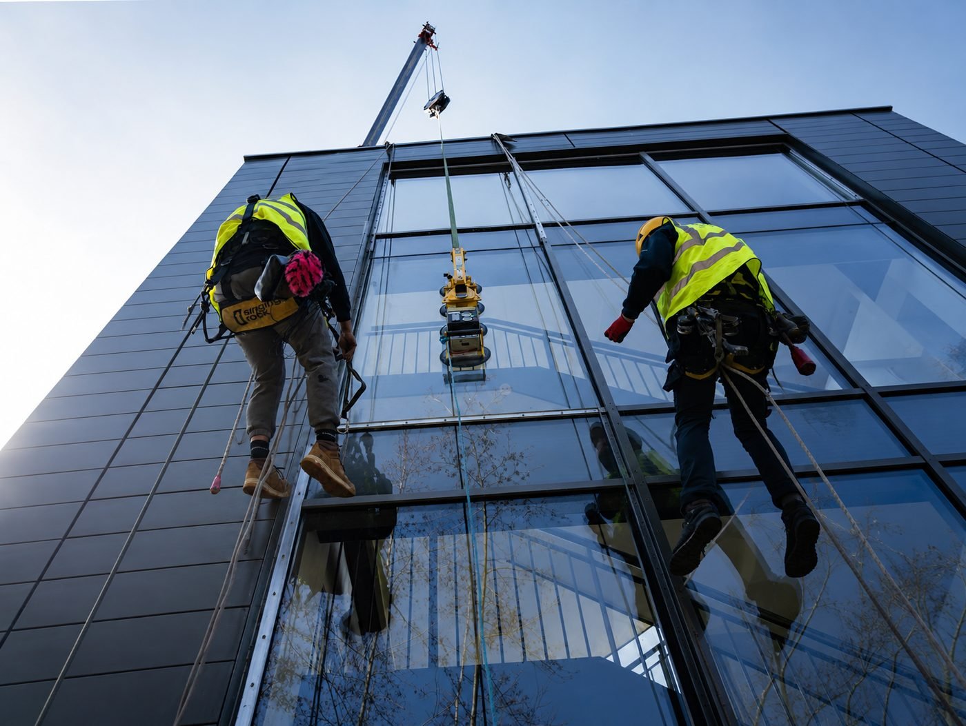 Commercial high-rise glass glazing by 360 Residential and Commercial Glass